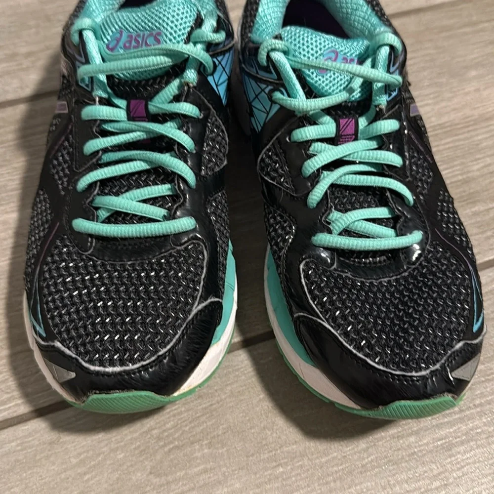 ASICS GT-2000 3 Women's Running Shoes Black Teal Purple T550N Size‎ 9